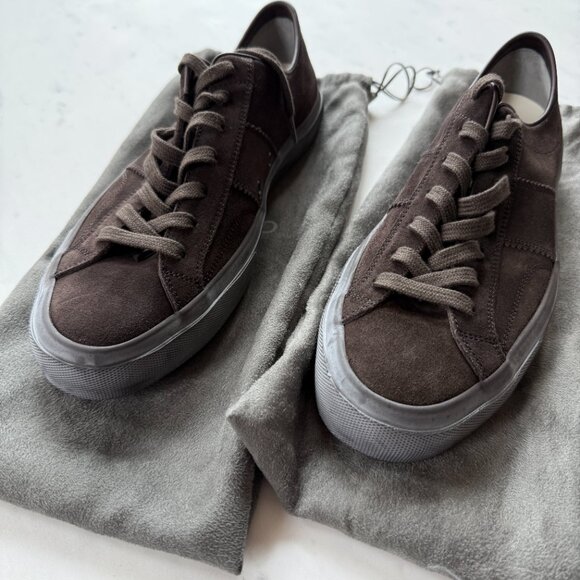 Tom Ford Brown Suede Lace up Sneakers Mens Shoes – Size 10 Style #JO974T - Picture 2 of 6